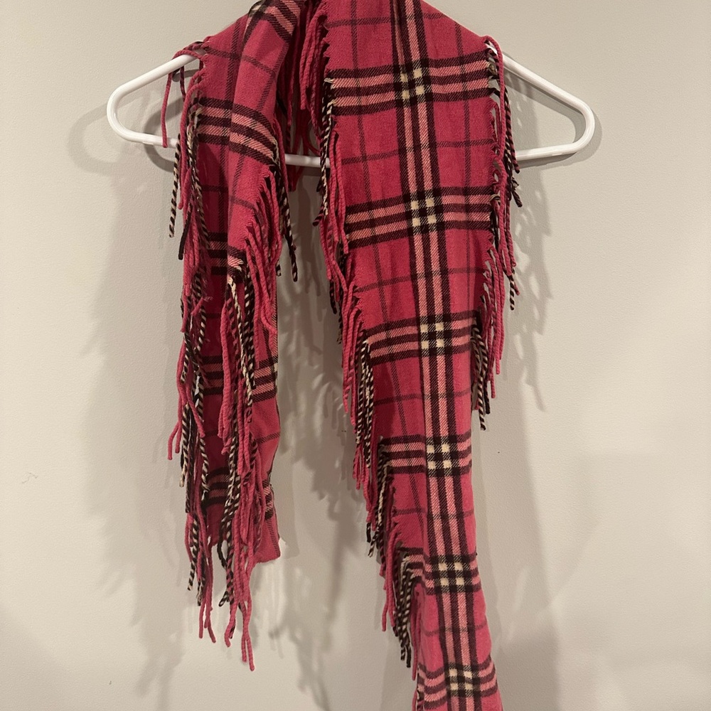 Plaid Pink Scarf
